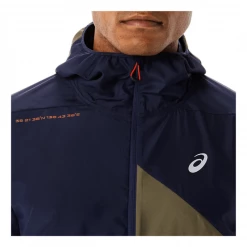 Anorak Asics Fujitrail Azul Marino Verde -Saucony Tienda anorak asics fujitrail azul marino verde 3