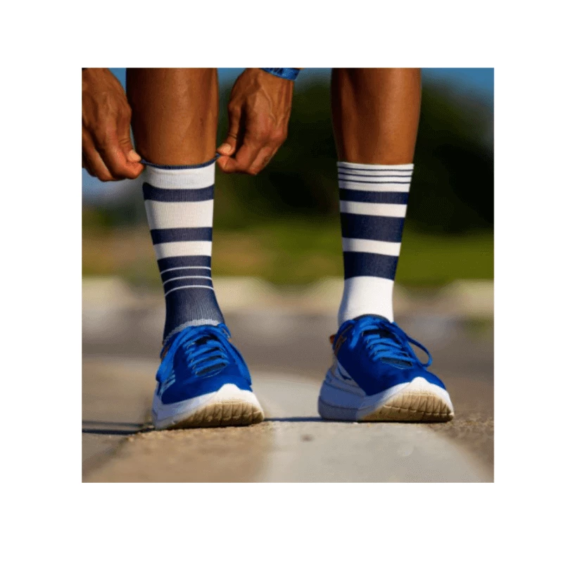 Calcetín Sporcks Running Crazy Lines Blue White 5 Calcetín Sporcks Running Crazy Lines Blue White - Imagen 3