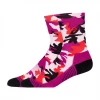 Calcetines Asics Color Camo Run Crew Rosa Naranja -Saucony Tienda calcetines asics color camo run crew rosa naranja