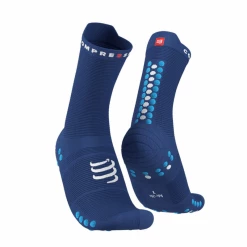 Calcetines Compressport Pro Racing V4.0 High Azul