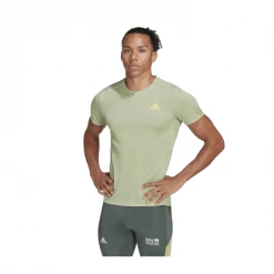 Adidas Camiseta Adizero Speed Manga Corta Verde -Saucony Tienda camiseta adizero speed manga corta verde 1