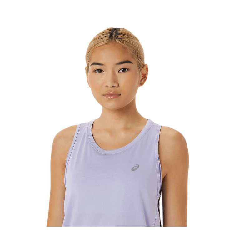 Camiseta Asics Race Tank Sin Mangas Morado Mujer 4 Camiseta Asics Race Tank Sin Mangas Morado Mujer - Imagen 2
