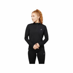 Camiseta Asics Core Zip Top Manga Larga Negro Mujer -Saucony Tienda camiseta asics core zip top manga larga negro mujer 4