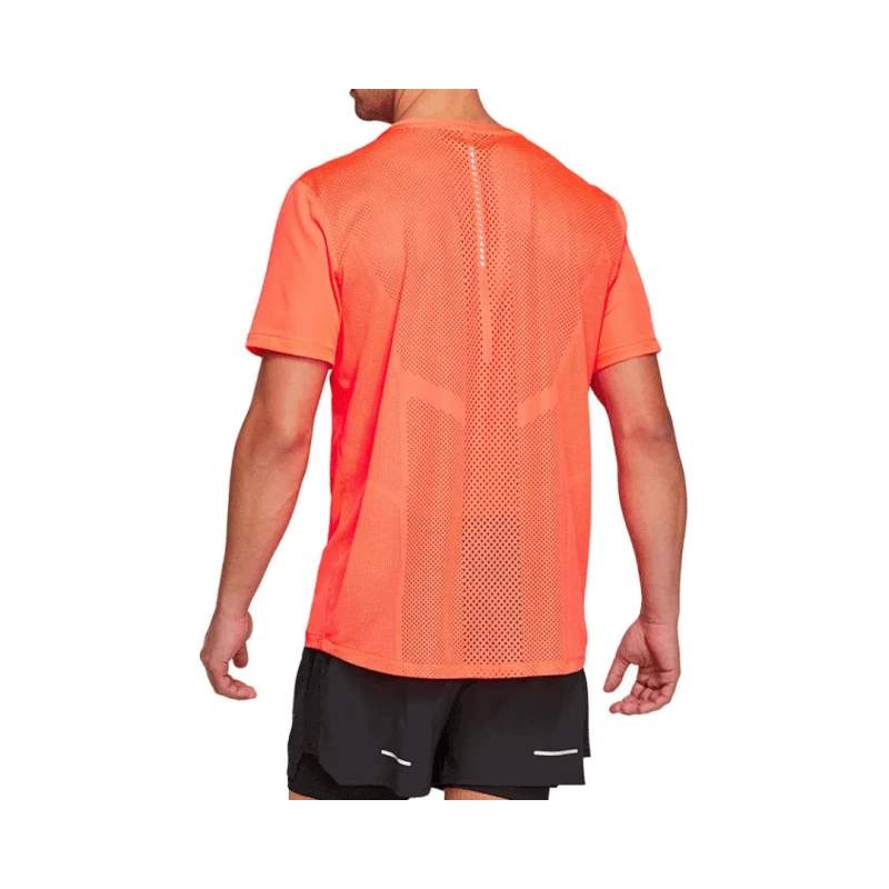 Camiseta Asics Future Tokyo Manga Corta Naranja Negro 7 Camiseta Asics Future Tokyo Manga Corta Naranja Negro - Imagen 5