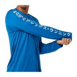 Camiseta Asics Katakana Manga Larga Azul 7 Camiseta Asics Katakana Manga Larga Azul -Saucony Tienda camiseta asics katakana manga larga azul 2