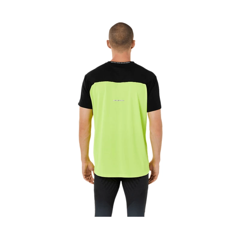 Camiseta Asics Race SS TOP Manga Corta Amarillo Negro SS22 4 Camiseta Asics Race SS TOP Manga Corta Amarillo Negro SS22 - Imagen 2