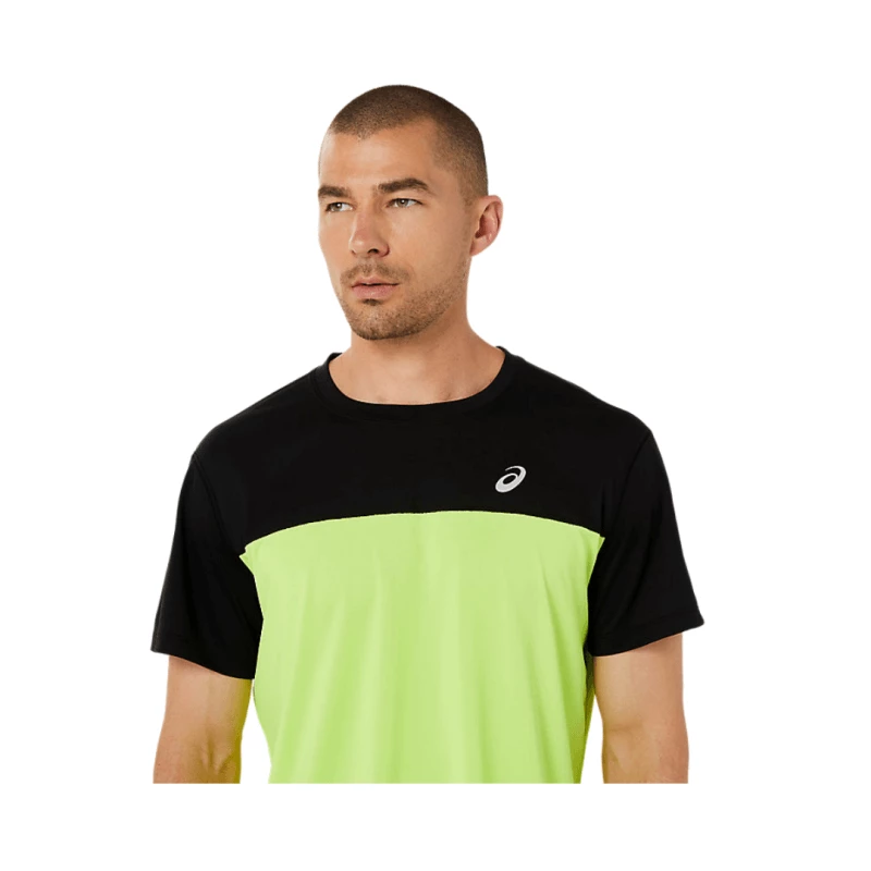 Camiseta Asics Race SS TOP Manga Corta Amarillo Negro SS22 6 Camiseta Asics Race SS TOP Manga Corta Amarillo Negro SS22 - Imagen 4