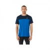 Camiseta Asics Race SS TOP Manga Corta Negro Azul SS22 -Saucony Tienda camiseta asics race ss top manga corta negro azul ss22