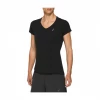 Camiseta Asics SS Top Negra Mujer 1 Camiseta Asics SS Top Negra Mujer -Saucony Tienda camiseta asics ss top negra mujer