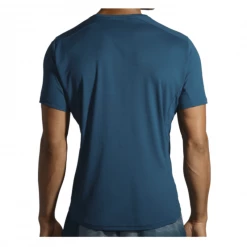 Camiseta Brooks Atmosphere Manga Corta Azul Marino -Saucony Tienda camiseta brooks atmosphere manga corta azul marino 4