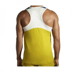 Camiseta Brooks Atmosphere Singlet Sin Mangas Azul Amarillo -Saucony Tienda camiseta brooks atmosphere singlet sin mangas azul amarillo 2