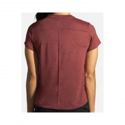 Camiseta Brooks Distance Graphic Manga Corta Marrón Mujer -Saucony Tienda camiseta brooks distance graphic manga corta marron mujer 2