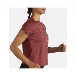 Camiseta Brooks Distance Graphic Manga Corta Marrón Mujer -Saucony Tienda camiseta brooks distance graphic manga corta marron mujer 3
