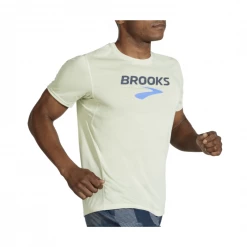 Camiseta Brooks Distance Manga Corta Blanco Roto -Saucony Tienda camiseta brooks distance manga corta blanco roto 4