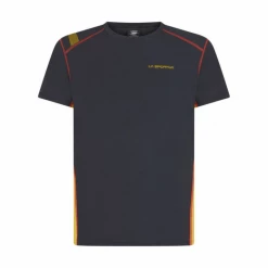 Camiseta La Sportiva Synth Manga Corta Negro Amarillo