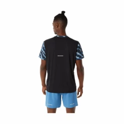 Camiseta Manga Corta Asics Wild Camo SS Top Azul -Saucony Tienda camiseta manga corta asics wild camo ss top azul 1