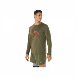 Camiseta Manga Larga Asics Fujitrail Verde -Saucony Tienda camiseta manga larga asics fujitrail verde 2