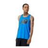 Camiseta New Balance Graphic Accelerate Sin Mangas Azul Negro -Saucony Tienda camiseta new balance graphic accelerate sin mangas azul negro