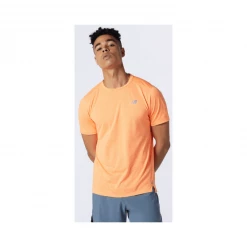 Camiseta New Balance Impact Run Manga Corta Naranja -Saucony Tienda camiseta new balance impact run manga corta naranja 1