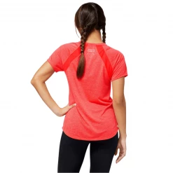 Camiseta New Balance Impact Run Short Sleeve Naranja Mujer -Saucony Tienda camiseta new balance impact run short sleeve naranja mujer 2