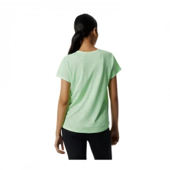 Camiseta New Balance Printed Fast Flight Manga Corta Verde Lima Mujer -Saucony Tienda camiseta new balance printed fast flight manga corta verde lima mujer 3