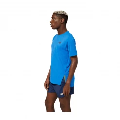 Camiseta New Balance Q Speed Jacquard Azul -Saucony Tienda camiseta new balance q speed jacquard azul 1