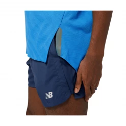 Camiseta New Balance Q Speed Jacquard Azul -Saucony Tienda camiseta new balance q speed jacquard azul 3