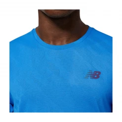 Camiseta New Balance Q Speed Jacquard Azul -Saucony Tienda camiseta new balance q speed jacquard azul 4