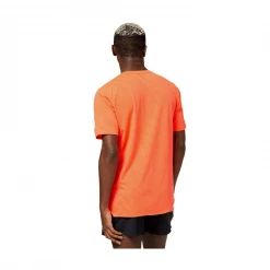 Camiseta New Balance Q Speed Jacquard Naranja -Saucony Tienda camiseta new balance q speed jacquard naranja 2