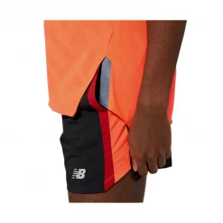 Camiseta New Balance Q Speed Jacquard Naranja -Saucony Tienda camiseta new balance q speed jacquard naranja 4