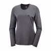 Camiseta Salomon Agile Manga Larga Gris Oscuro Mujer -Saucony Tienda camiseta salomon agile manga larga gris oscuro mujer