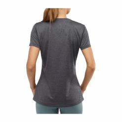 Camiseta Salomon Agile SS Tee Gris Mujer -Saucony Tienda camiseta salomon agile ss tee gris mujer 2