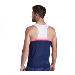 Camiseta Saucony Elite Sin Mangas Azul Rosa Blanco -Saucony Tienda camiseta saucony elite sin mangas azul rosa blanco 3