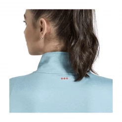 Camiseta Saucony Sunday 1/4 Zip Azul Mujer -Saucony Tienda camiseta saucony sunday 14 zip azul mujer 3