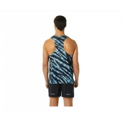Camiseta Sin Mangas Asics Ventilate Actibreeze Singlet AOP Azul -Saucony Tienda camiseta sin mangas asics ventilate actibreeze singlet aop azul 1