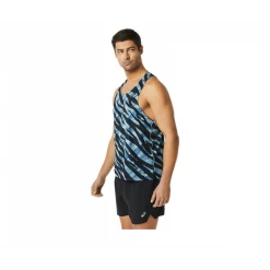 Camiseta Sin Mangas Asics Ventilate Actibreeze Singlet AOP Azul -Saucony Tienda camiseta sin mangas asics ventilate actibreeze singlet aop azul 2
