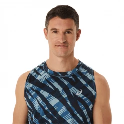 Camiseta Sin Mangas Asics Wild Camo Singlet Azul -Saucony Tienda camiseta sin mangas asics wild camo singlet azul 2