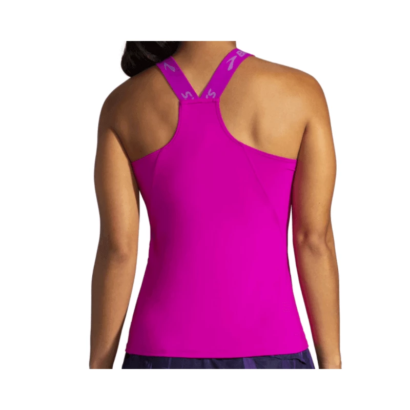 Camiseta Sin Mangas Brooks Pick-up Lila Mujer 6 Camiseta Sin Mangas Brooks Pick-up Lila Mujer - Imagen 4