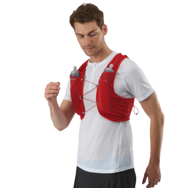 Chaleco De Running Salomon Adv Skin 5 Rojo Cereza 5 Chaleco De Running Salomon Adv Skin 5 Rojo Cereza - Imagen 3