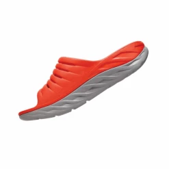 Chanclas Hoka One One ORA Recovery Slide Naranja Gris Hombre -Saucony Tienda chanclas hoka one one ora recovery slide naranja gris hombre 2