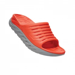 Chanclas Hoka One One ORA Recovery Slide Naranja Gris Hombre