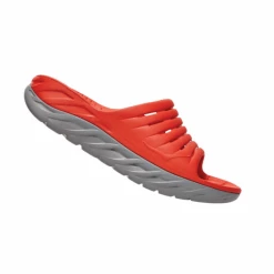 Chanclas Hoka One One ORA Recovery Slide Naranja Gris Hombre -Saucony Tienda chanclas hoka one one ora recovery slide naranja gris hombre 4