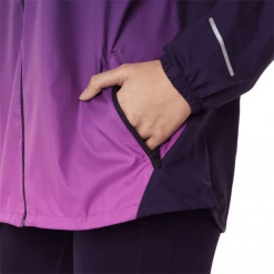 Chaqueta Asics Lite-Show Morado Mujer -Saucony Tienda chaqueta asics lite show morado mujer 4