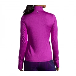 Chaqueta Brooks Dash 1/2 Zip Morado Mujer -Saucony Tienda chaqueta brooks dash 12 zip morado mujer 3
