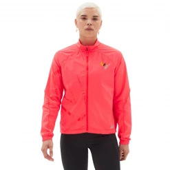 Chaqueta New Balance Printed Impact Run Packable Roja Mujer