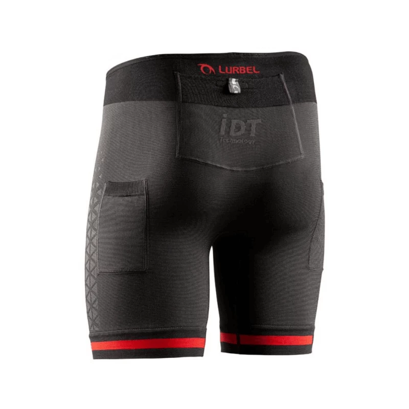 Malla Corta Lurbel Spirit Gris Ocuro Rojo 4 Malla Corta Lurbel Spirit Gris Ocuro Rojo - Imagen 2