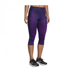 Mallas Brooks Method 1/2 Crop Morado Mujer -Saucony Tienda mallas brooks method 12 crop morado mujer 1