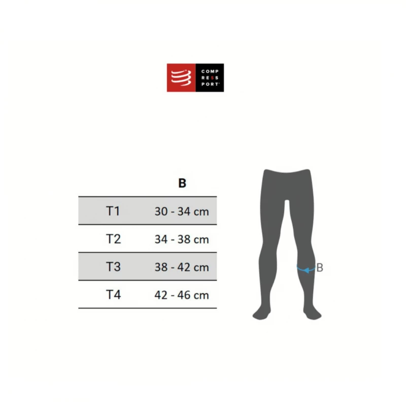 Medias Compresión Compressport R2V2 Negro 5 Medias Compresión Compressport R2V2 Negro - Imagen 3