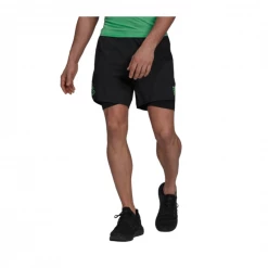 Pantalón Corto Adidas Adizero Two-in-one Negro -Saucony Tienda pantalon corto adidas adizero two in one negro 2