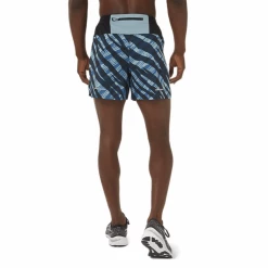 Pantalón Corto Asics Wild Camo 5IN Azul Negro -Saucony Tienda pantalon corto asics wild camo 5in azul negro 1